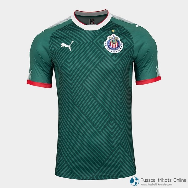 CD Guadalajara Trikot Ausweich 2017-18 Fussballtrikots Günstig